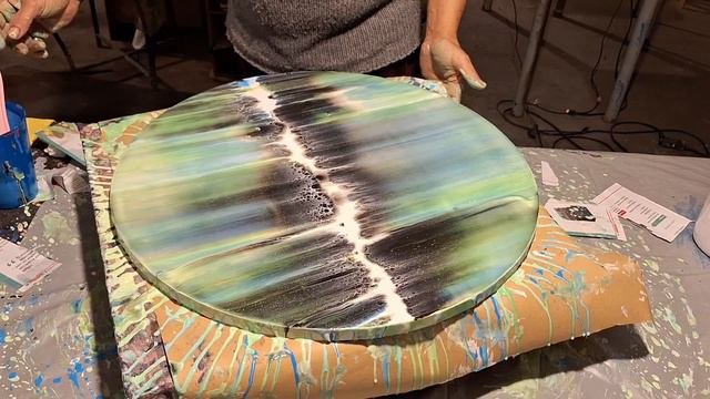 ARTE FLUIDO ORIGINAL POURING Y LOS ABSTRACTOS DE FANTASIA  ARTE Y TERAPIA 