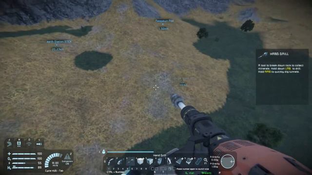 Space Engineers Learning Survival Episode 1 Starter Pod Hand Drilling and Wind Power - Mindscape