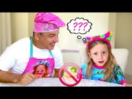 Настя и папа придумывают забавные истории и сказки. Истории для детей.mp4
