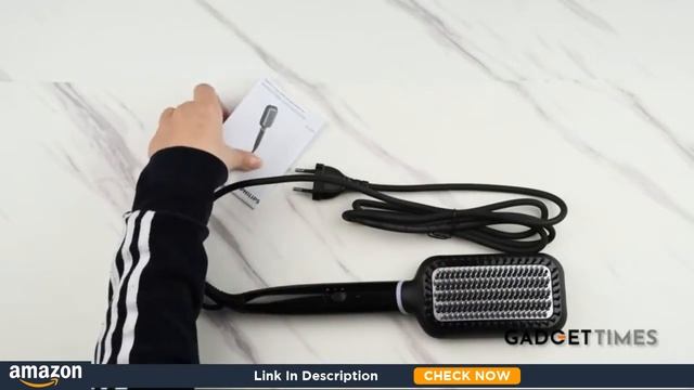 Philips BHH880/10 Hair Straightening Brush With Keratin Infused Bristles unboxing & review
