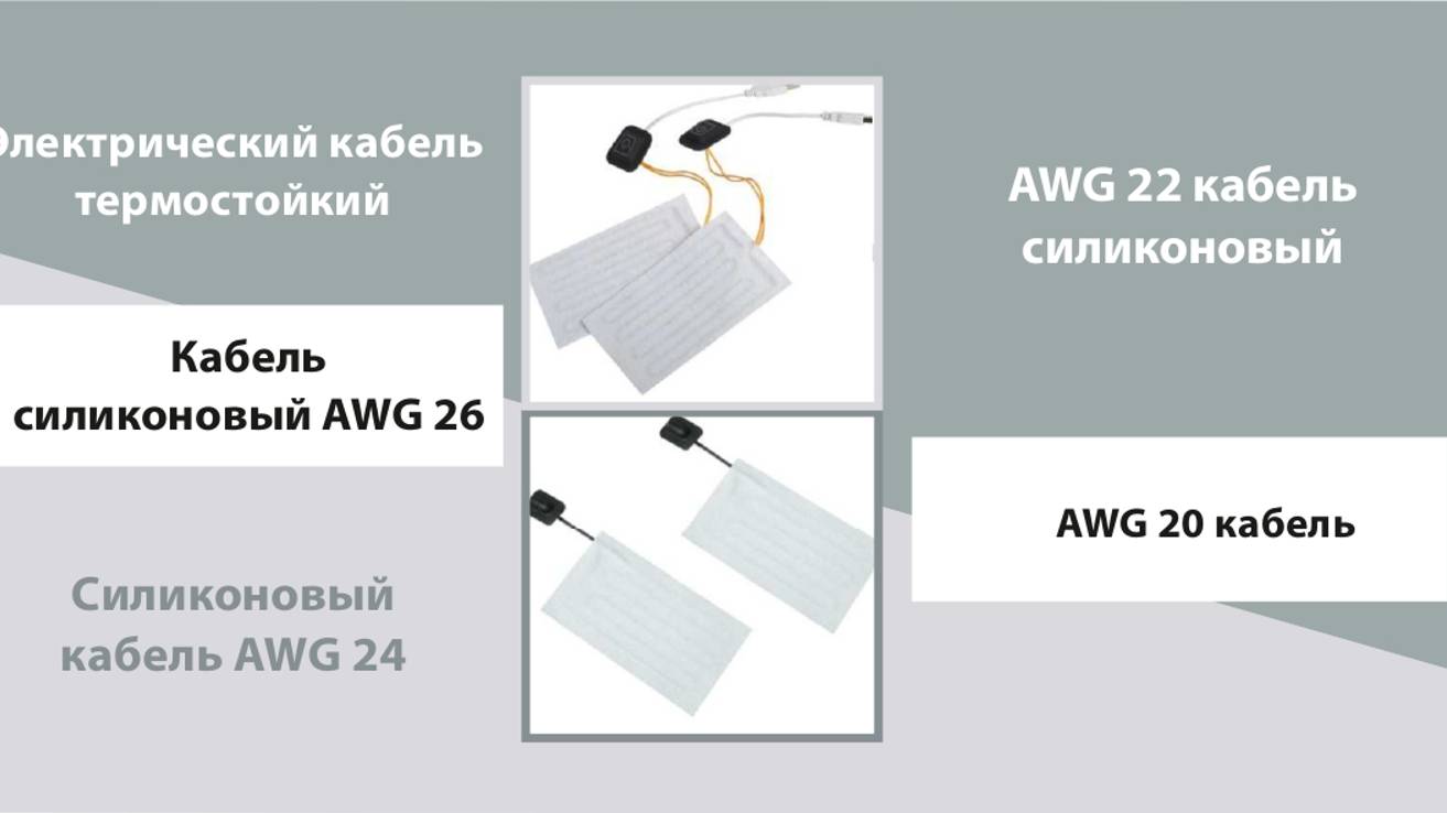 Кабели силиконовые AWG