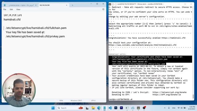 آموزش reverse proxy + nginx + tls و اتصال به v2ray (رفع اختلال و کندی سرعت)