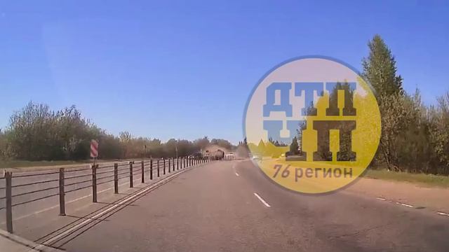 19.05.2024 ДТП Рыбинск около посёлка Костино (момент аварии)