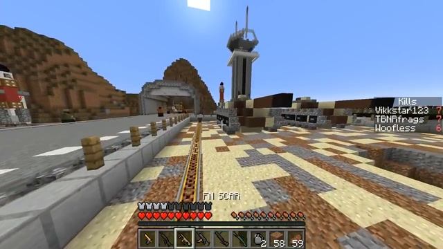 Minecraft Mods - GUN MOD DEATHMATCH in MILITARY BASE with The Pack