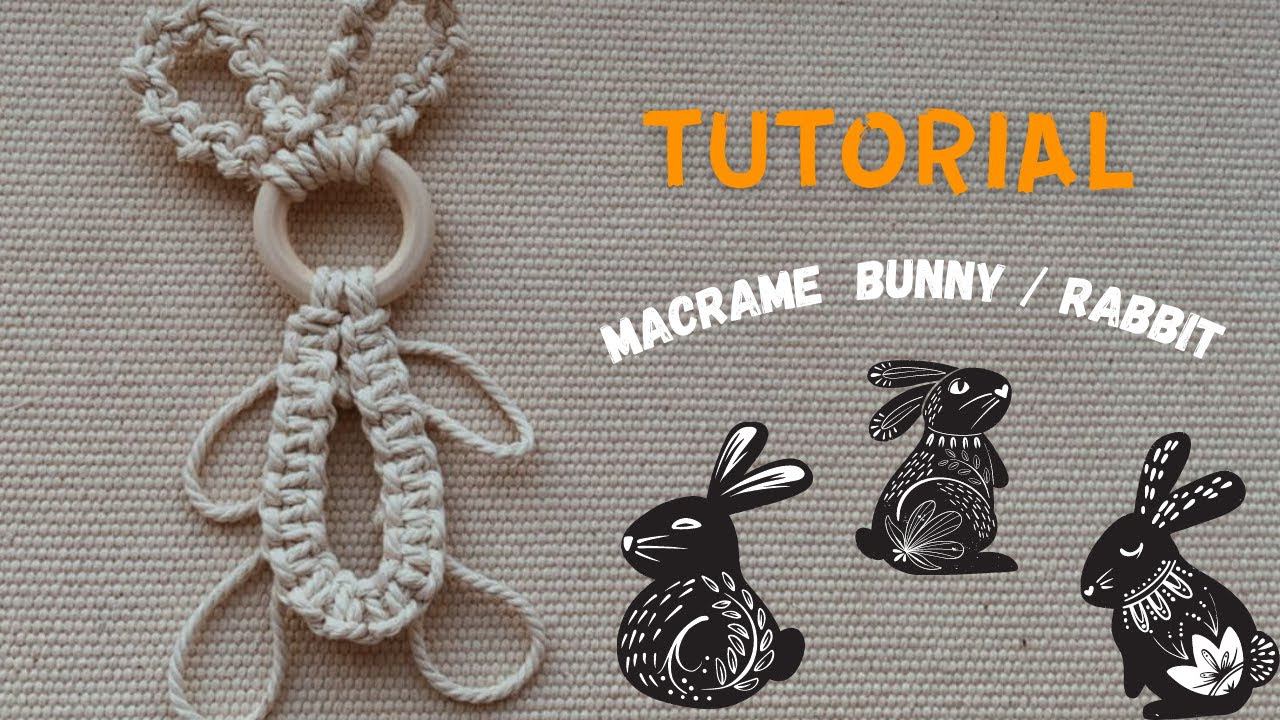 DIY Macrame Bunny
