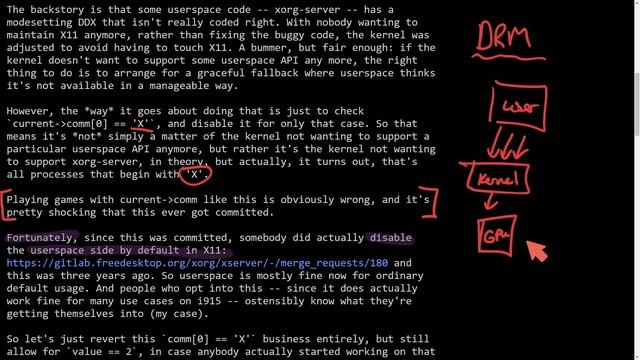 THIS Linux Kernel code broke User Space Apps and their GPU Support