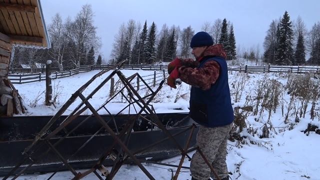 СОБИРАЮ АЭРОЛОДКУ / ДЕРЕВЕНСКИЙ БЫТ / РАСПУТИЦА 2020. РЕСПУБЛИКА КОМИ.