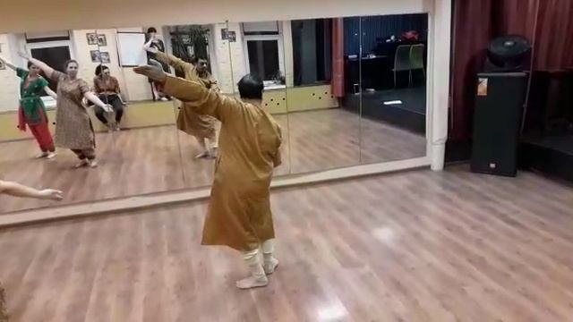 Урок Катхака | Таал Джаптал | Паран Амад | Классический танец | Бхарат | Гуру Ашвани Нигам