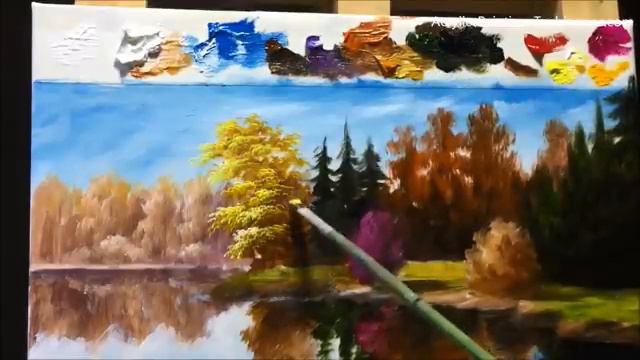 Paint water and reflections in Acrylics - PART 2