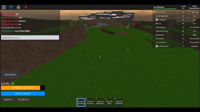 ROBLOX - Thunder God -  Elemental Wars 