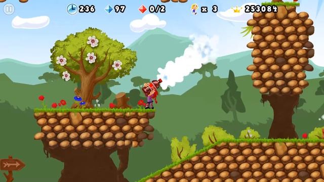 Giana Sisters 2D Прохождение  Полное