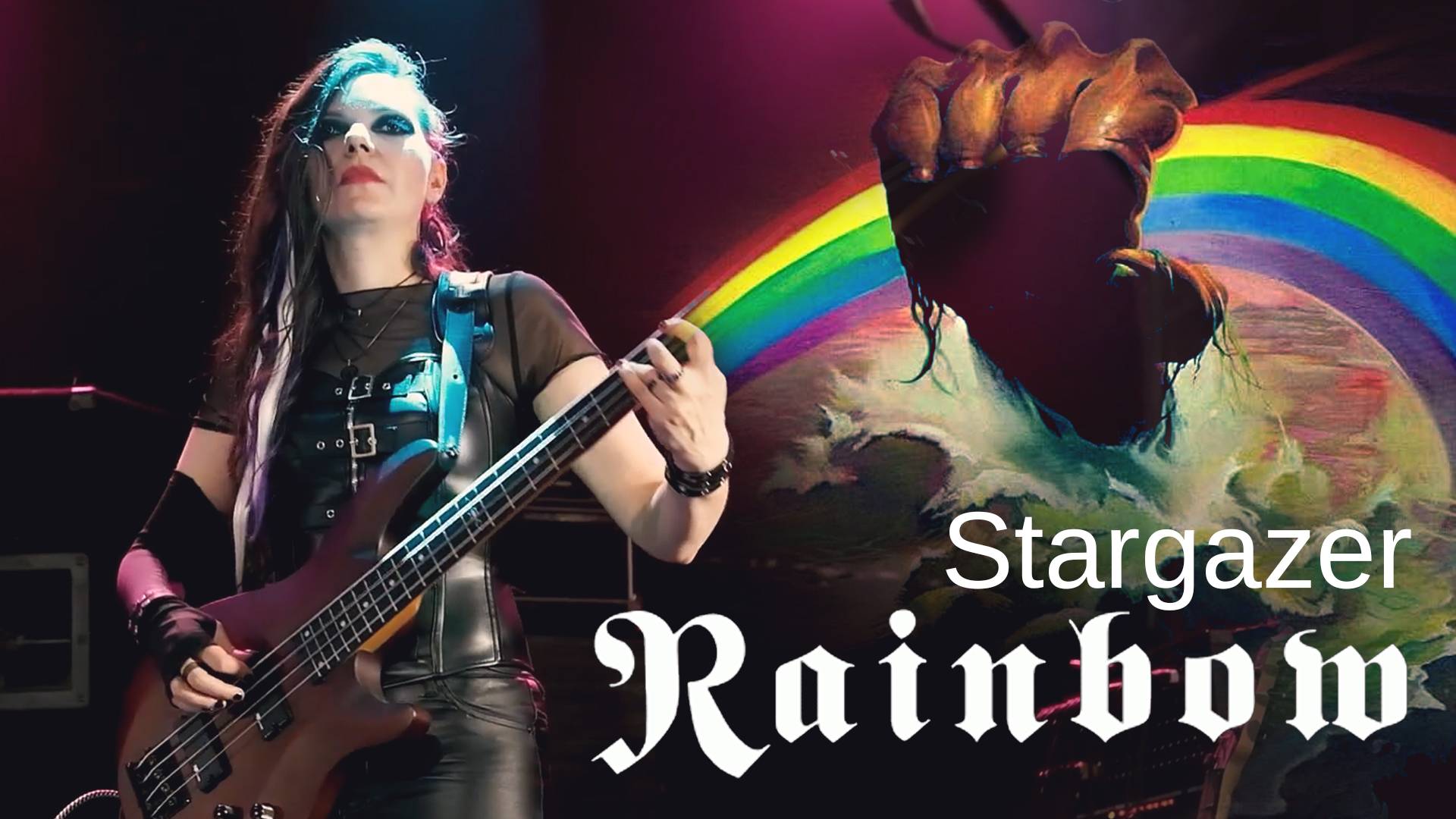 Rainbow - Stargazer - live bass cover by Jellika