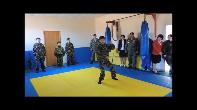Половниковские пацаны ВПК Разведчик.выступление перед ветеранами ВОВ