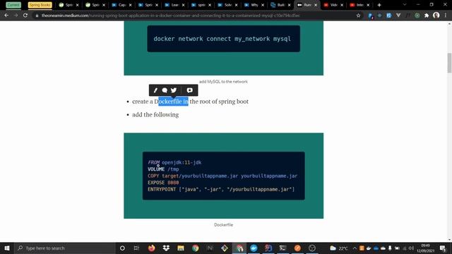 Docker : How to connect spring boot container to MySQL container