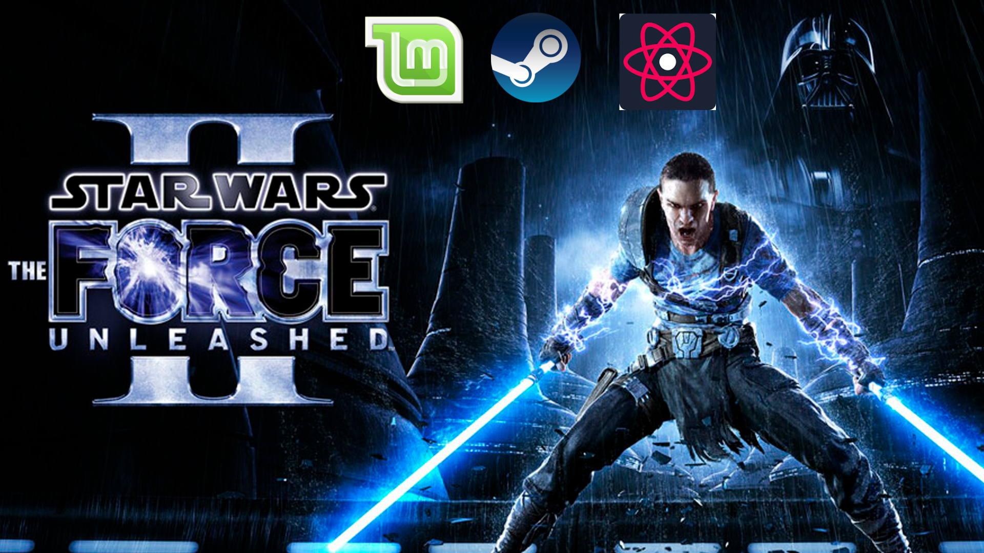 Star Wars: The Force Unleashed 2 на Linux Mint. Steam Proton. Геймплей без комментариев.