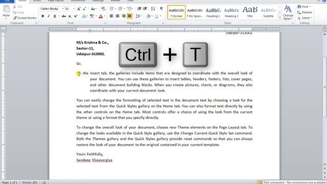 Learn Microsoft Word Paragraph Formatting in Hindi