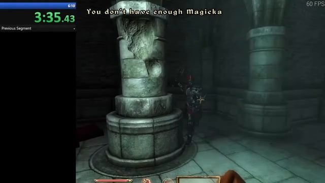 The Elder Scrolls IV: Oblivion Any% Speedrun in 5:32.08
