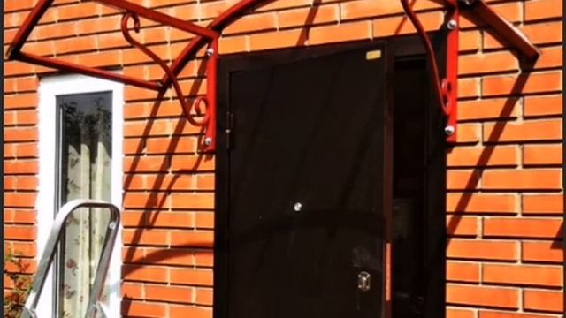 Козырёк из поликарбоната