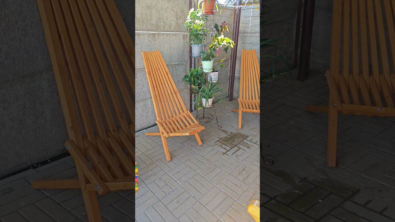 Самодельные стулья для сада, дачи или просто для зоны отдыха