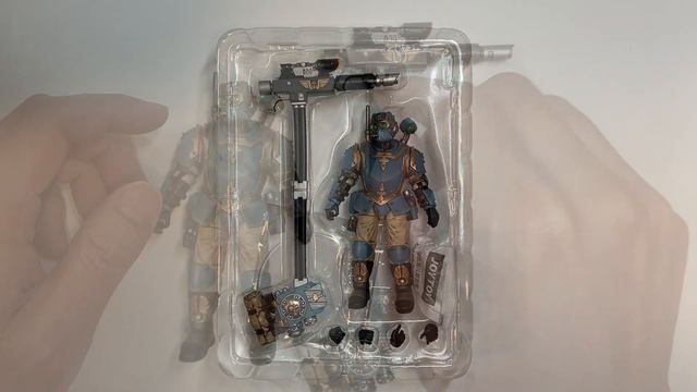 Unboxing & Review of JoyToy x Warhammer 40K Astra Militarum Tempestus Scions (Lasgun & Squad Lead)