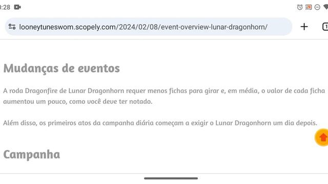 Evento Frangolino Dragão - Looney Tunes World of Mayhem (Android, iOS e PC)