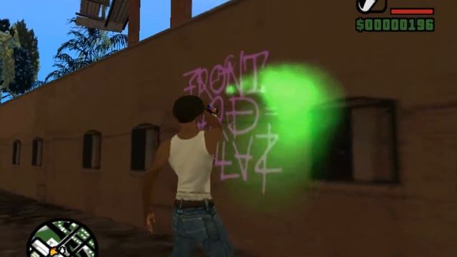 Прохождение GTA: San Andreas (Миссия 3: Граффити Грув)