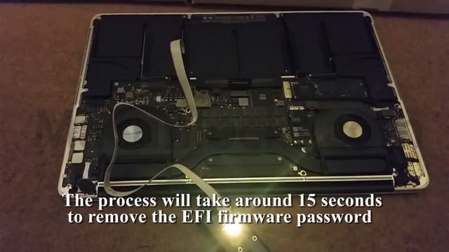 Macbook Pro 2013 EFI iCloud firmware lock remover unlocker i