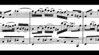 Bach, Violin Sonata BWV 1014 - III: Andante (score)