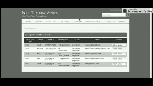 Java, JSP And MySQL Project On Issue Tracking System