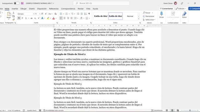 Cómo aplicar el FORMATO NORMAS APA 7 EN WORD