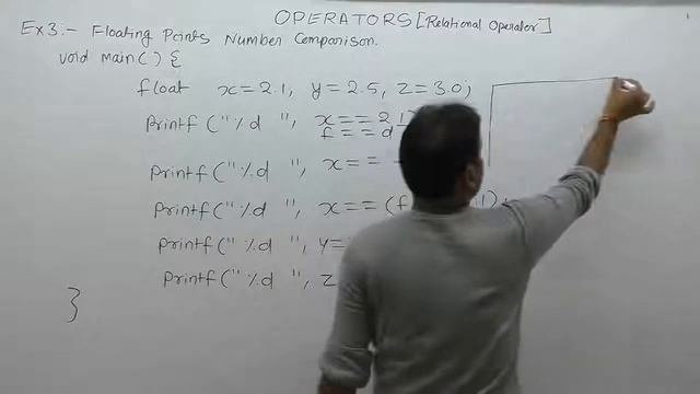 Examples of Relational Operator in c in hindi-Part122 | C Language by Java Professional