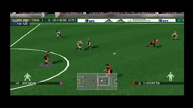 Adidas Power Soccer 98 - Gameplay comentado em português [ABC do PS1]