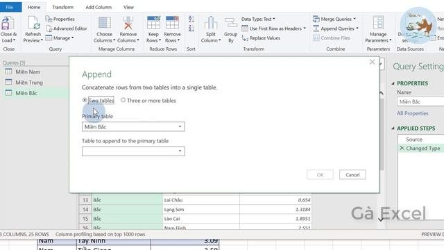 Cách tạo Pivot Table từ nhiều sheets trong Excel