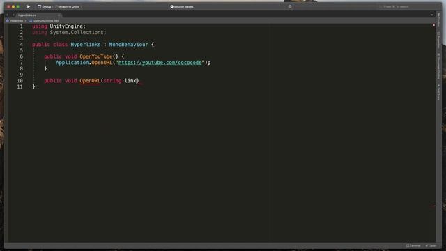 Promote YOURSELF - URL WEB LINK in UNITY tutorial
