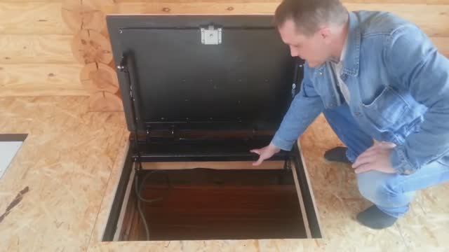 Скрытые напольные люки на газовых амортизаторах «Стелс» 700×900п