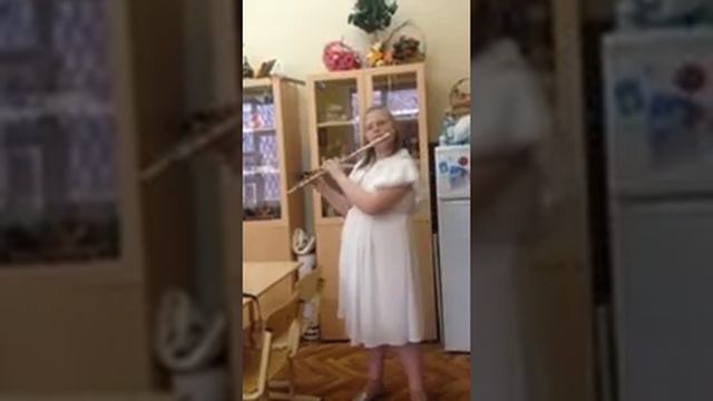 Оля Шумова. Флейта. Тамбурин 26.12.18