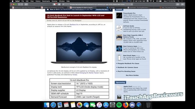 NEW 16" MacBook Pro THIS YEAR? New MacBook Air + MacBook Pro 13" 2019