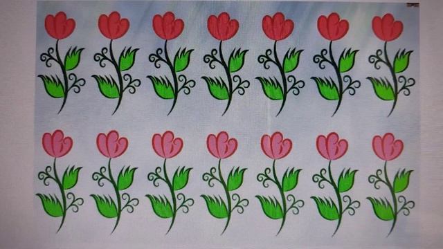 Тест на внимательность: сможете за 1 минуту найти чем один цветок отличается от других?