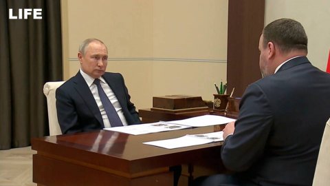 Путин проводит совещание с главой Минтруда