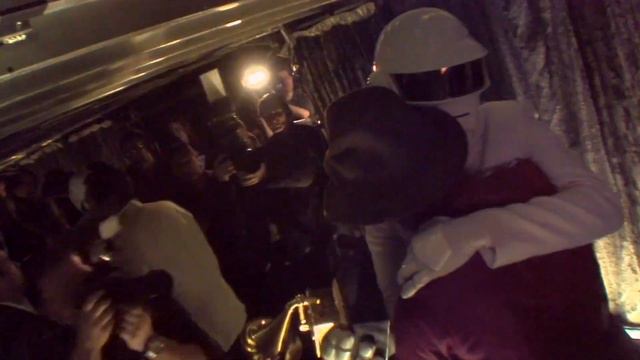Daft Punk backstage @ the 56th Annual Grammy Awards