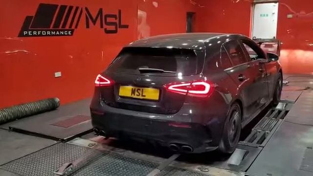 Bit Of Fine Tuning On This Mercedes A35 Stage 1 Remap At MSL Performance