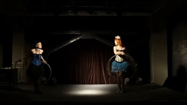 Парный номер с обручем Лена-Рита дебют