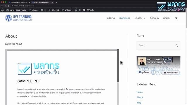 ฝังไฟล์ PDF WORD EXCEL ใน Wordpress ได้ใน Plugin เดียว ?