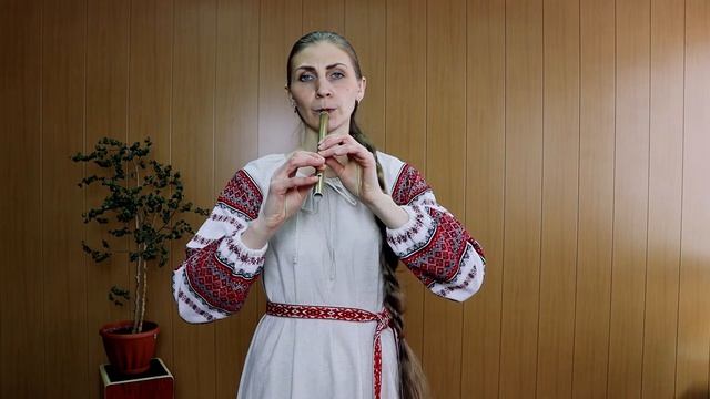 Урок 6. Упражнение. Первая и вторая октавы / Школа игры на свирели