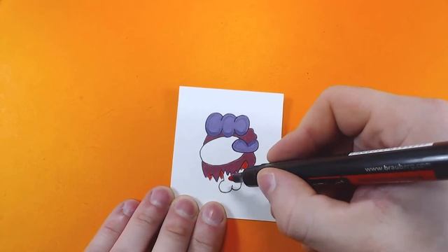 Предатель Амонг АС Как сделать поделку из бумаги.