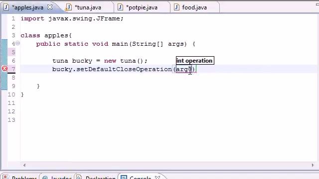 Part 54: Java Programming Tutorial - Event Handler Program .