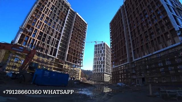 ЖК Аллея Парк в Сочи динамика строительства Дагомыс