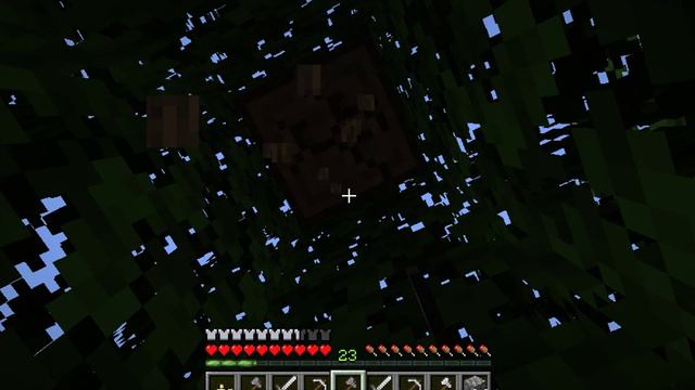 cut down a lot of trees in minecraft survival 9
