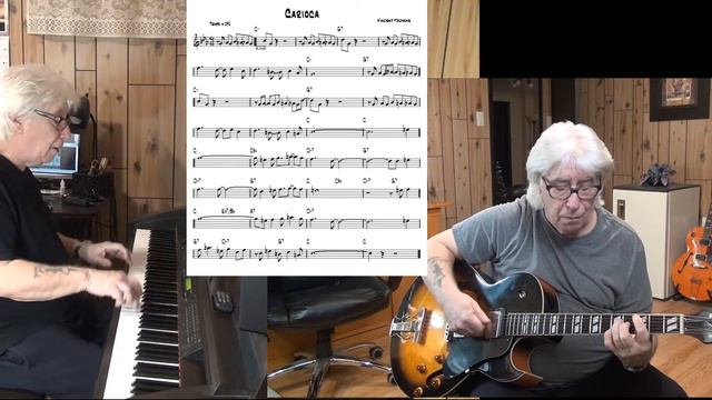 Carioca - Jazz guitar  piano cover  Vincent Youmans 