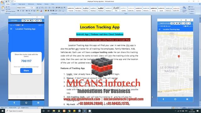 GPS Phone Tracker with Firebase Cloud Database